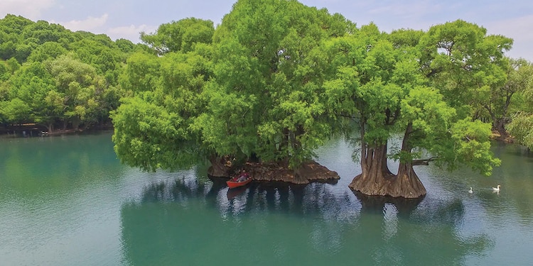Lago de Camécuaro, Michoacán.