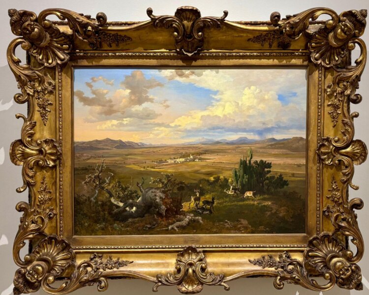 Hacienda de Colón, 1858, Eugenio Landesio.