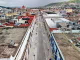 Mejoramiento de calles en el Centro Histórico de Oaxaca.