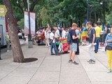 Colectivos Mexicanos por Ucrania lidera manifestación en Paseo de la Reforma este sábado.