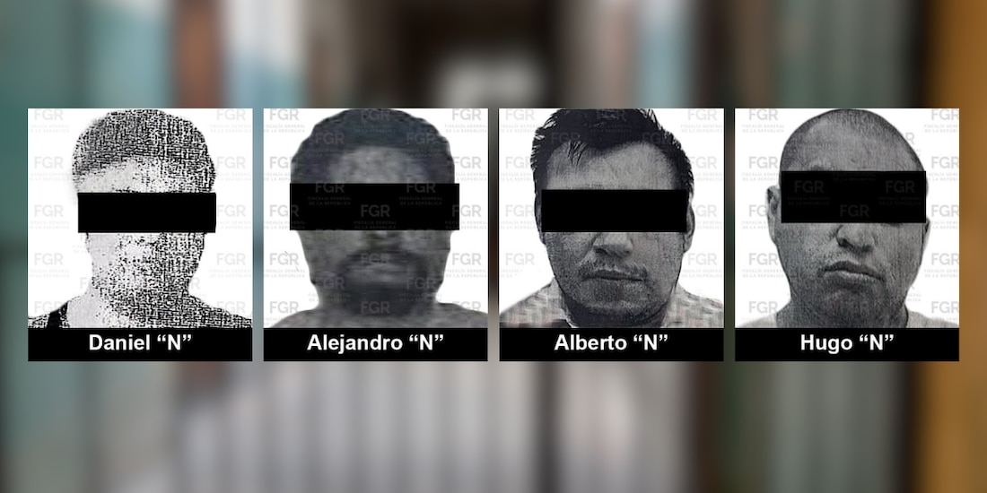 Condenan a cuatro integrantes del Cártel del Pacífico Sur