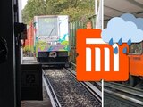 Registran retrasos en Metro CDMX por lluvias.