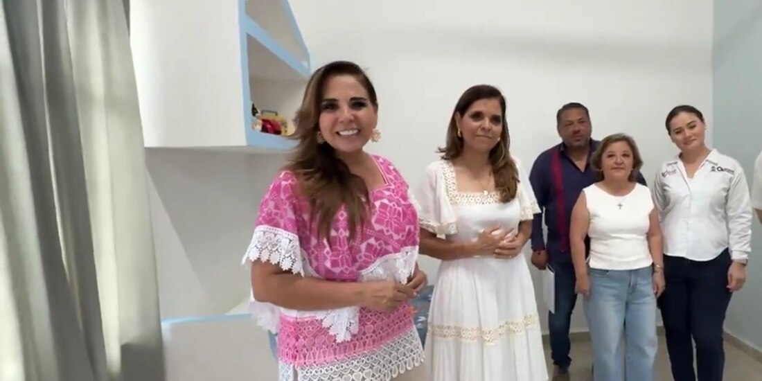 Mara Lezama entrega rehabilitación de Casa Hogar para que niñas y niños se sientan amados y protegidos.