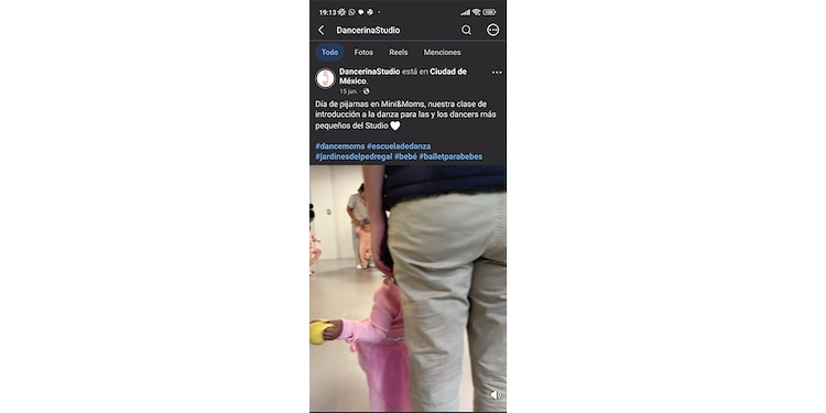 La academia promueve en redes sociales las clases y actividades que aún brinda.