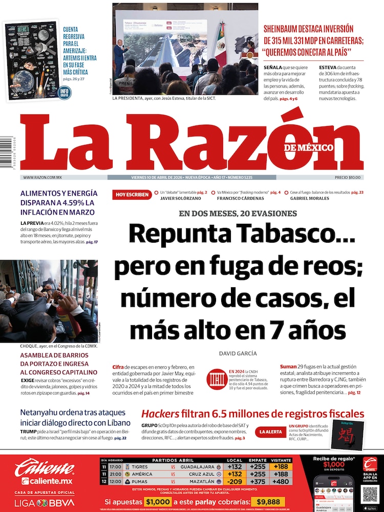 La Razón 10 Abril 2026