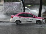 Las fuertes lluvias de la tarde causaron diversos encharcamientos en varios puntos de la CDMX y el Estado de México.