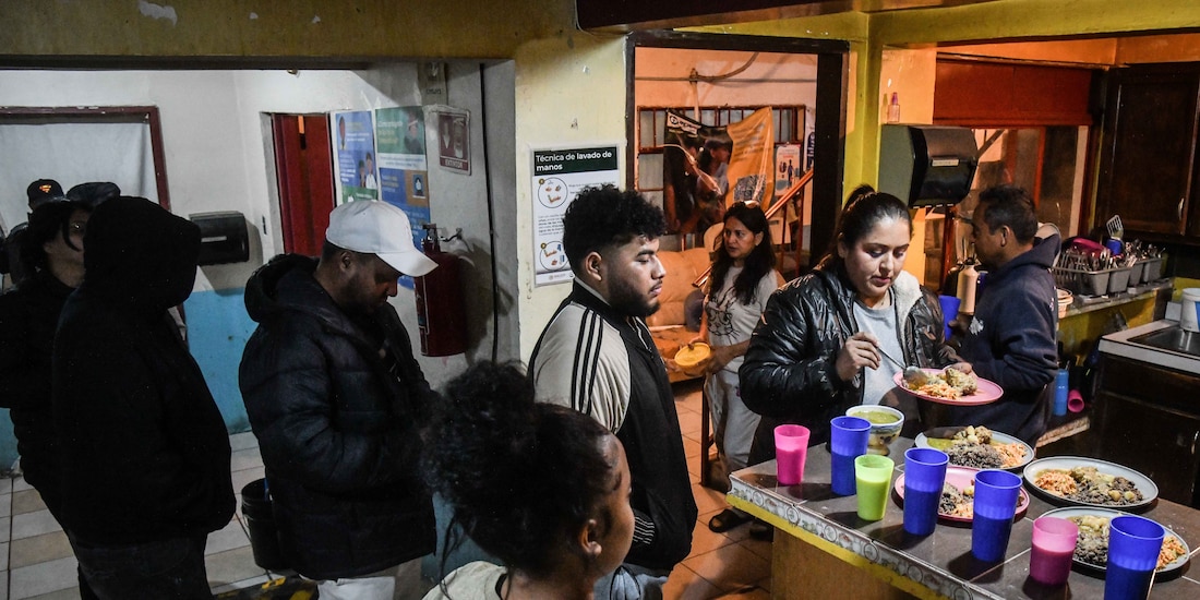 Albergue migrante en Ciudad Juárez, Chihuahua, el pasado 23 de enero.