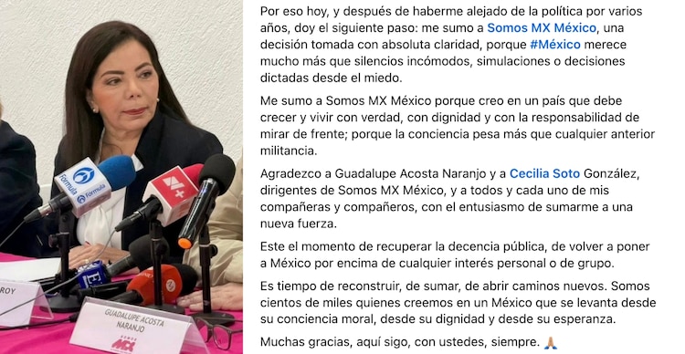 Comunicado de Carolina Monroy del Manzo