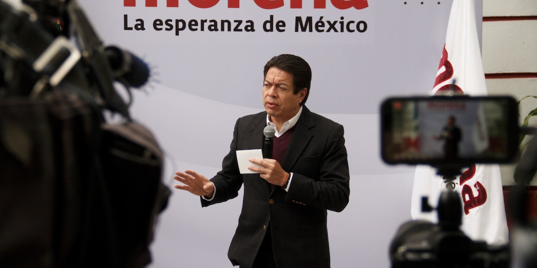 Mario Delgado, presidente nacional de Morena.