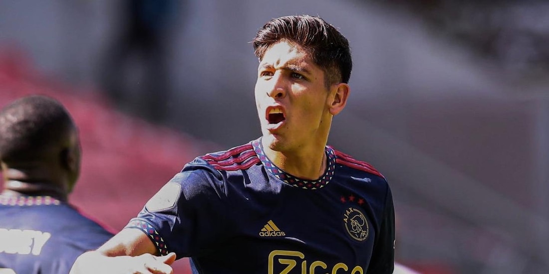 Edson Álvarez durante el partido entre Ajax y Utrecht en la Jornada 4 de la Eredivisie, el pasado 28 de agosto.