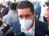 Cuitláhuac González Galindo, secretario de Salud de Sinaloa, en un mensaje con medios de comunicación