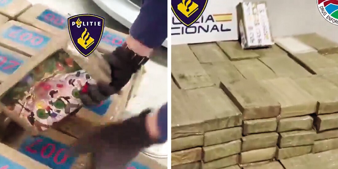 Operación del desmantelamiento de la “oficina” del CJNG en España, ayer.