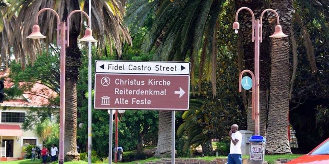 Fidel Castro Street, en Windhoek, Namibia.