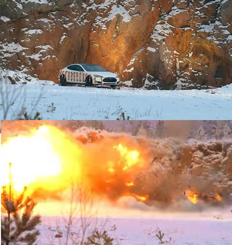 Reparar el Tesla costaba 20 mil euros, por lo que el youtuber prefirió perderlo