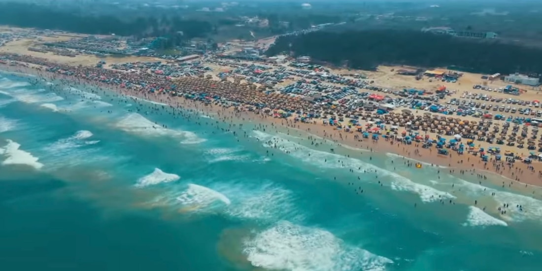 Playa Miramar en Ciudad Madero es el principal destino turístico en Tamaulipas.