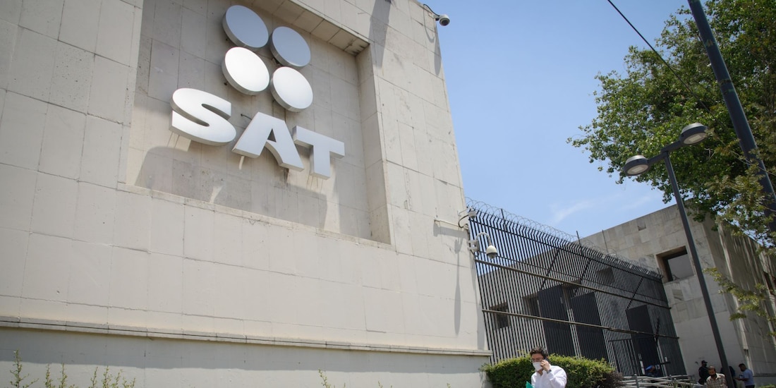 Oficinas del SAT sobre la avenida Hidalgo, en la alcaldía Cuauhtémoc de la Ciudad de México.