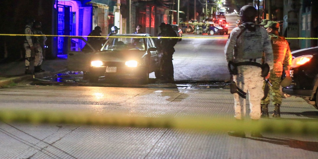 En la fotografía ilustrativa, una escena del crimen en el estado de Tabasco.