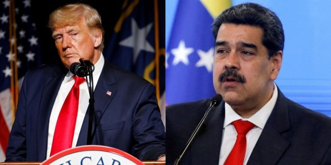 Donald Trump y Nicolás Maduro.