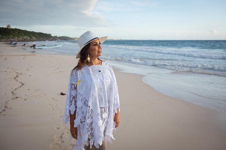 Mara Lezama, gobernadora constitucional de Quintana Roo.