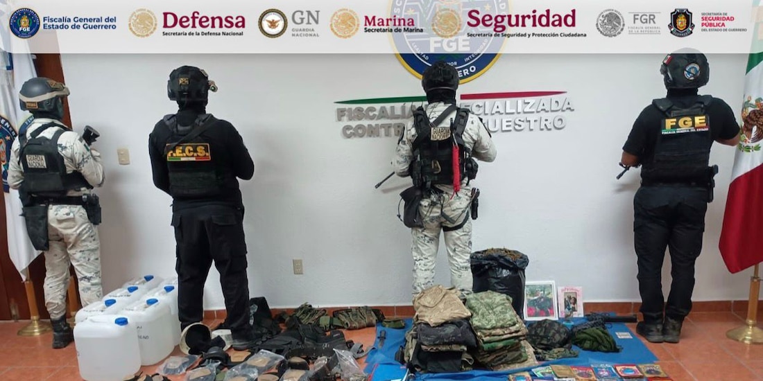 Decomiso que hicieron las autoridades.