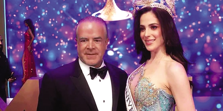 El empresario Raúl Rocha Cantú y la mexicana Fátima Bosch, en imagen de archivo