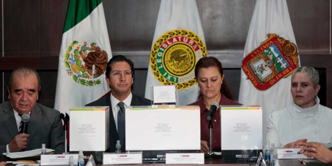 Gobierno del Estado de México entrega a legislatura local Cuenta Pública 2021
