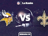 Minnesota Vikings y New Orleans Saints se enfrentan en busca de su sexta victoria de la campaña de la NFL.