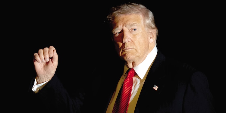 El Presidente de EU, Donald Trump, pasea por la Casa Blanca, en noviembre.