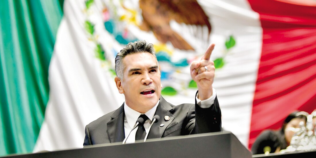 Alejandro Moreno Cárdenas, presidente del PRI en el Senado, en foto de archivo.