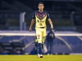 Emilio Lara en d su debut con el América.