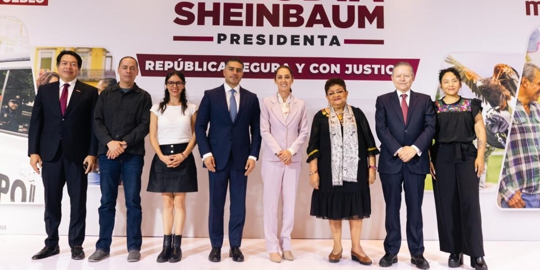 “Nuestra política es la construcción de la paz”, aseveró Sheinbaum.