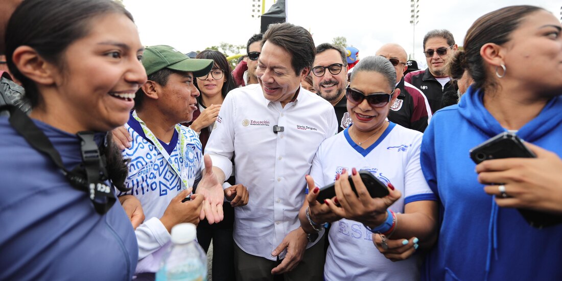 Mario Delgado, secretario de Educación Pública.