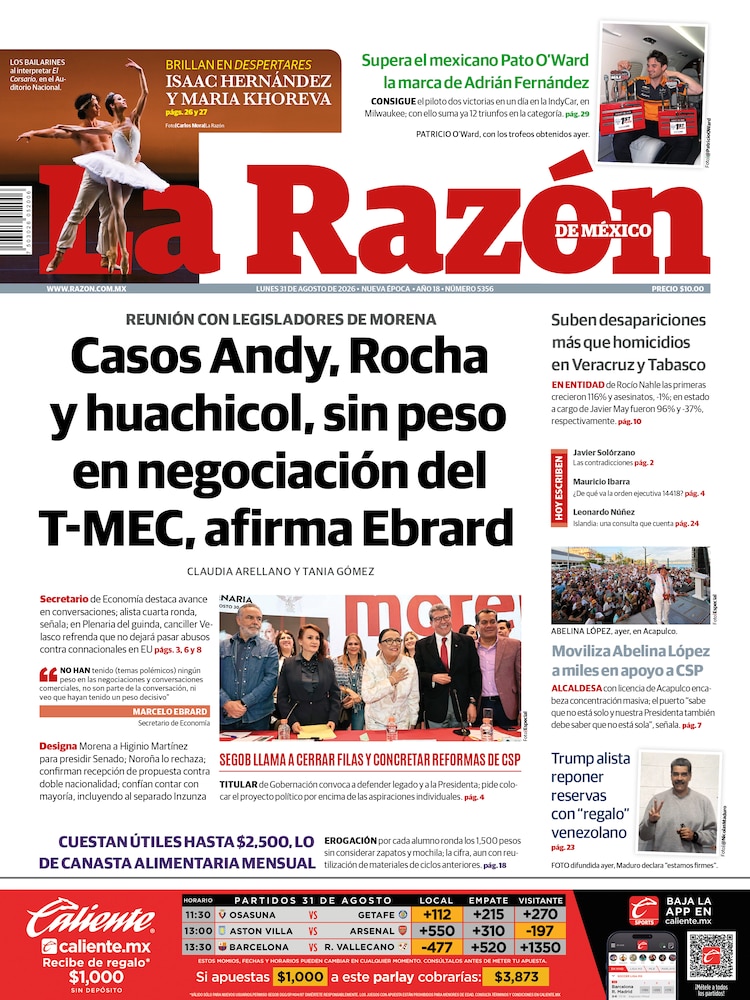 La Razón 31 Agosto 2026