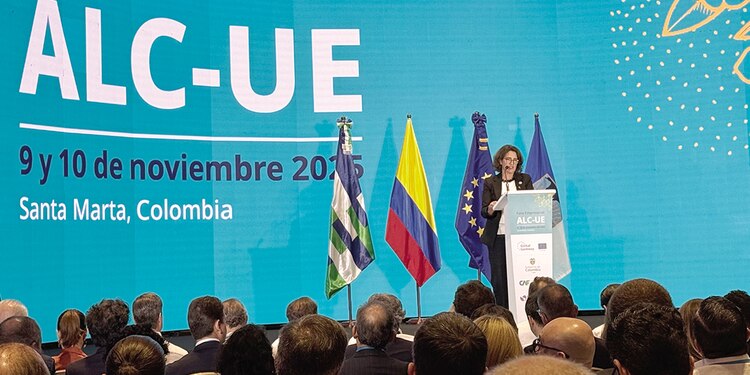 Teresa Ribera, vicepresidenta ejecutiva para una Transición Limpia, Justa y Competitiva de la Comisión Europea, ayer.