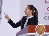 Claudia Sheinbaum en Palacio Nacional este jueves.