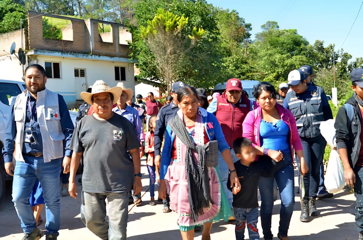 Familias regresan a sus comunidades en la Montaña Alta y Baja de Guerrero.