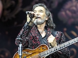 El cantante y compositor, el sábado pasado durante su concierto en la Ciudad de México