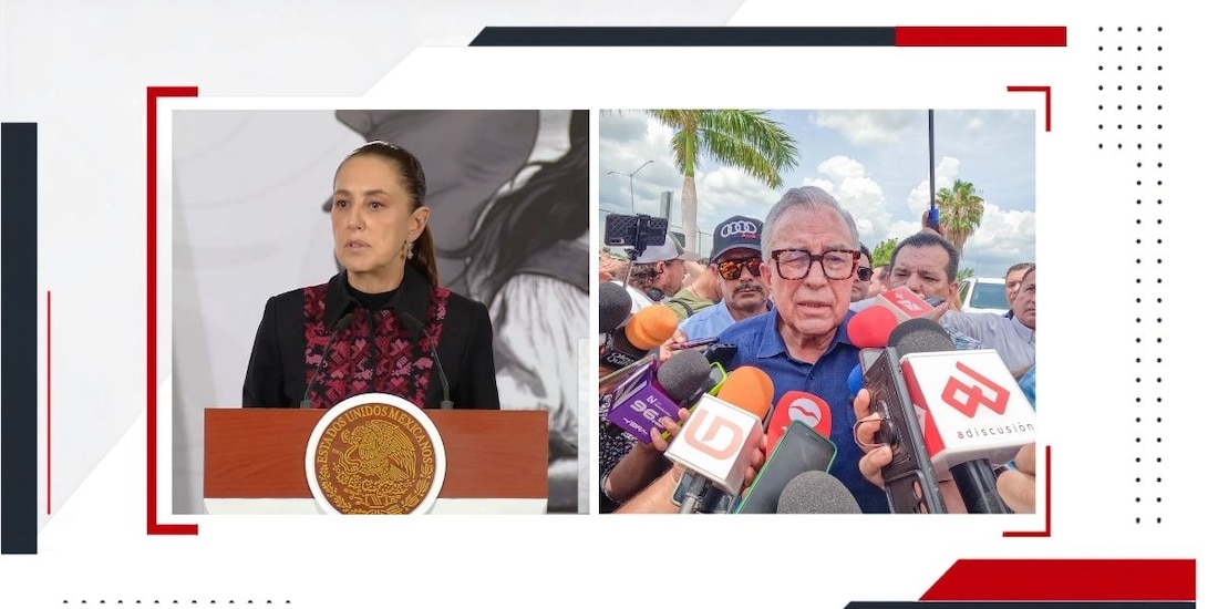Claudia Sheinbaum afirmó que la FGR es la autoridad encargada de investigar las acusaciones contra Rubén Rocha Moya.