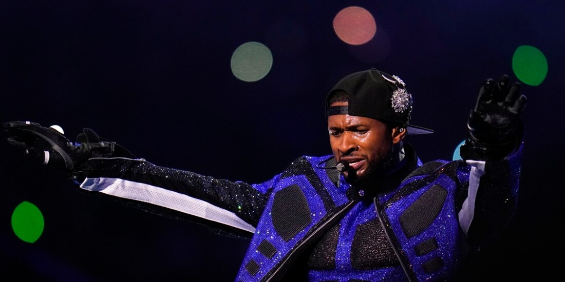 Usher en el Medio Tiempo del Super Bowl