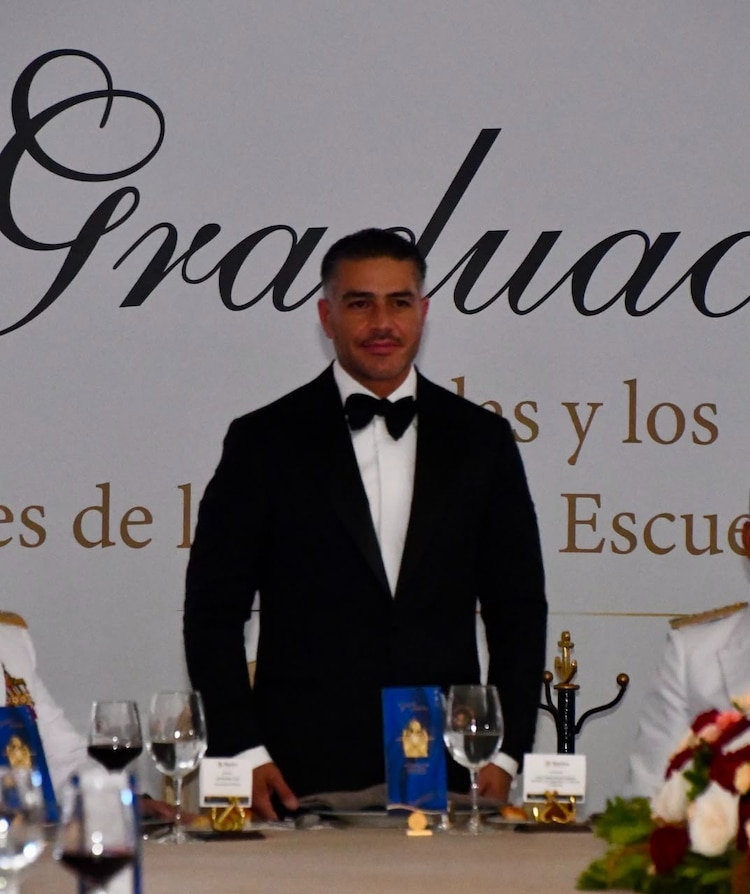 Omar García Harfuch durante la ceremonia