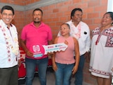 El mandatario estatal, Salomón Jara Cruz, acudió de manera directa a supervisar la entrega del equipamiento patrimonial.