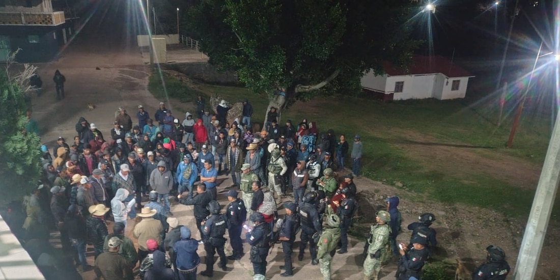 Fuerzas de seguridad en estas localidades de Guerrero.