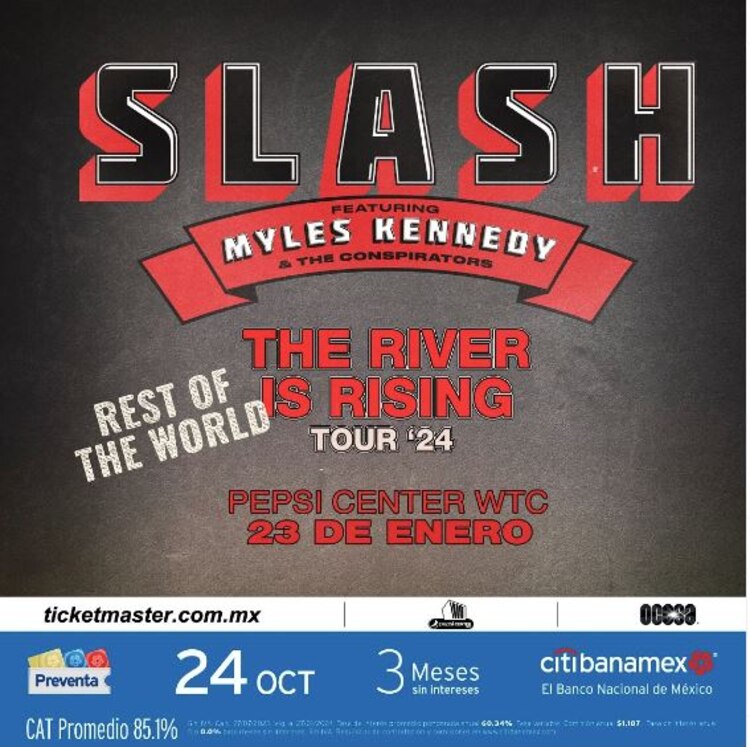 Slash viene a México