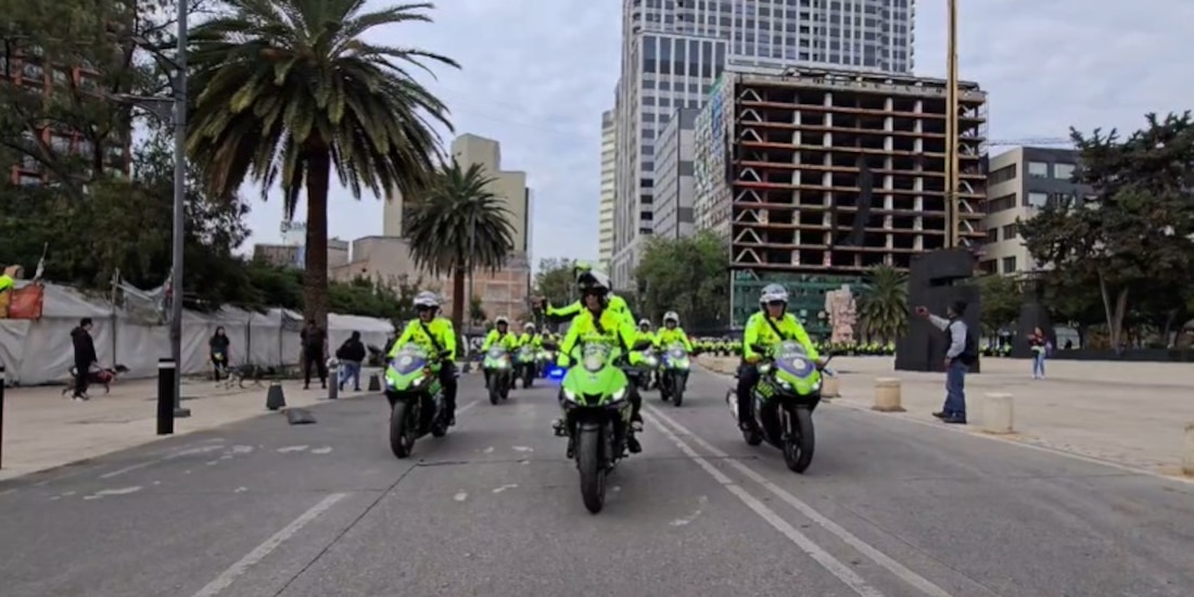 Operación de la Secretaría de Seguridad Ciudadana de la Ciudad de México.