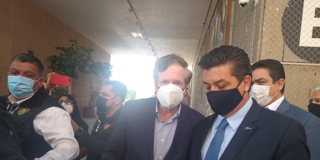 Francisco Javier García Cabeza de Vaca en San Lázaro este 24 de febrero.