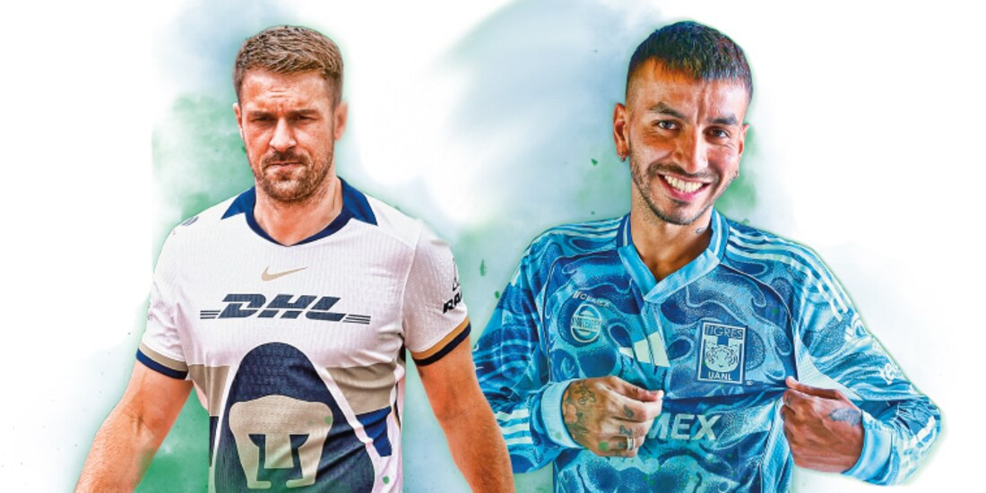 Ángel Correa y Aaron Ramsey son dos de las figuras que pisarán las canchas del futbol mexicano en el Apertura 2025