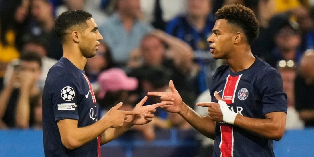 Achraf Hakimi fue el autor del primer gol de la final de la Champions League.