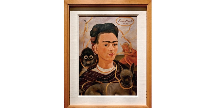 ALGUNAS de las pinturas de Diego Rivera y Frida Kahlo que se pueden ver. Además de cartas, objetos y fotografías