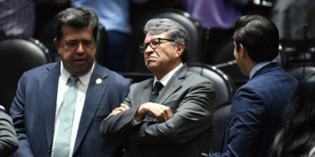 El diputado Ricardo Monreal, en la sesión del 26 de marzo.