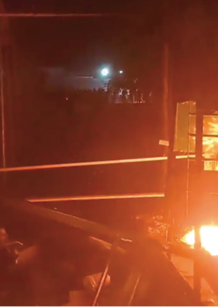 Los reos grabaron y subieron a redes el arribo de autoridades antimotines.